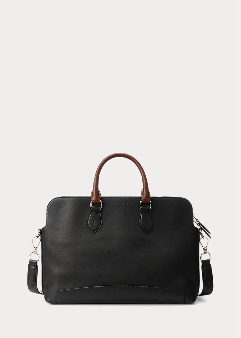 パープル レーベル バッグ メンズ 黒 Voyager カーフスキン Briefcase BHWRZ4569